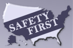 Safety First in USA Logo